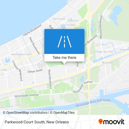 Mapa de Parkwood Court South