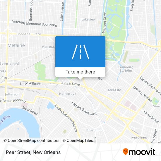 Mapa de Pear Street