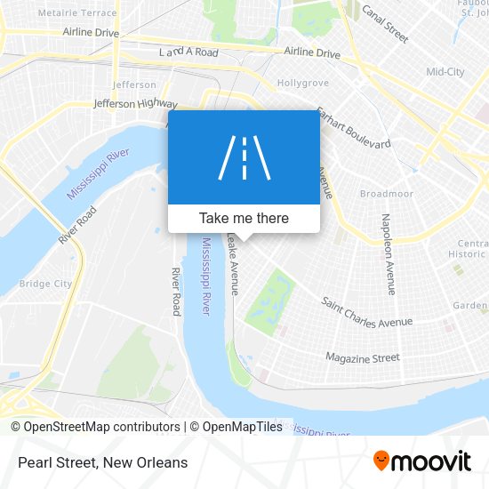 Mapa de Pearl Street