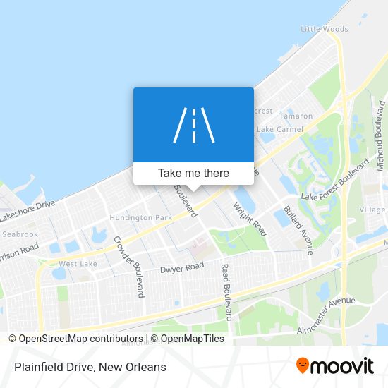 Plainfield Drive map