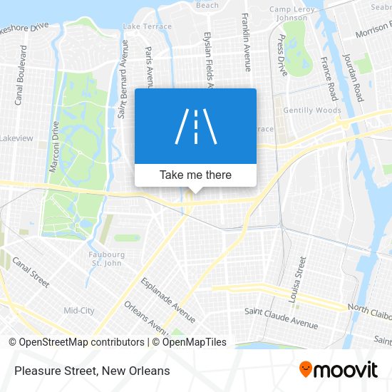Pleasure Street map