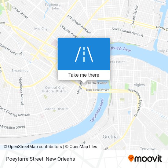 Poeyfarre Street map