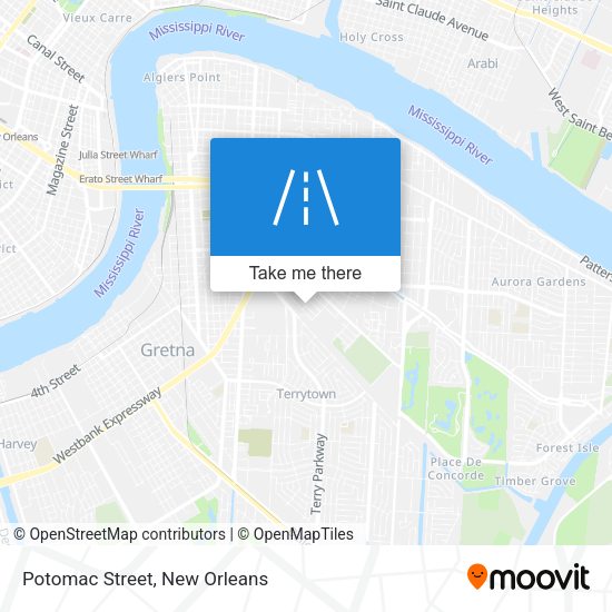 Mapa de Potomac Street