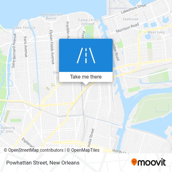 Powhattan Street map