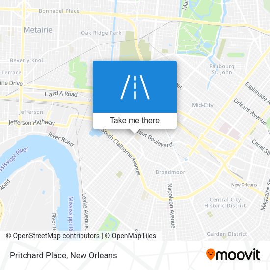 Mapa de Pritchard Place
