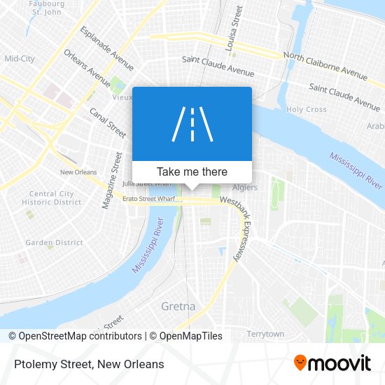 Mapa de Ptolemy Street