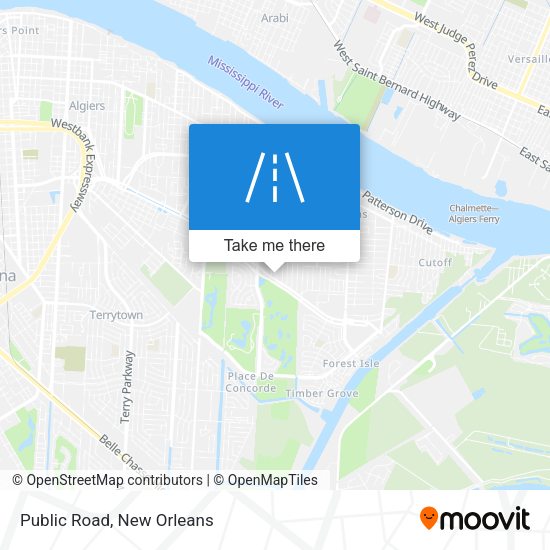 Mapa de Public Road
