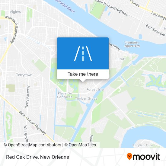 Mapa de Red Oak Drive
