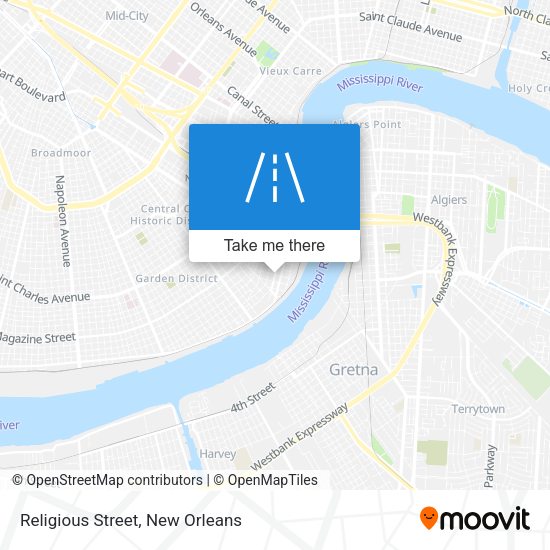 Mapa de Religious Street
