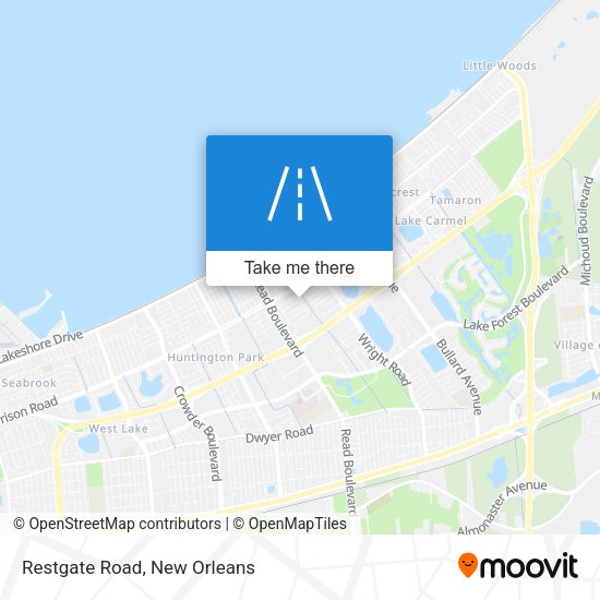 Mapa de Restgate Road