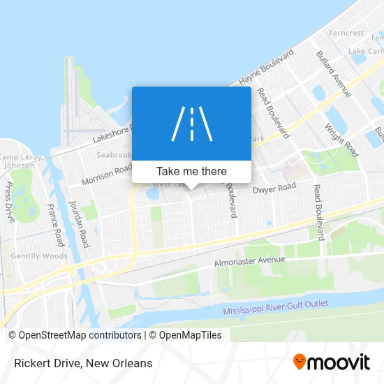 Rickert Drive map