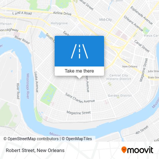 Mapa de Robert Street