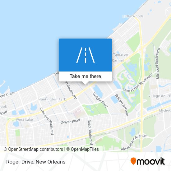 Mapa de Roger Drive