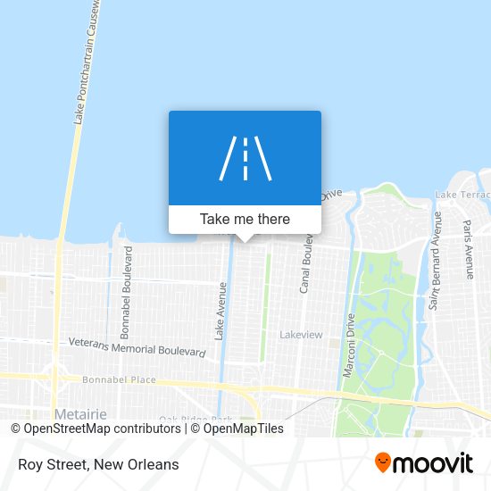 Mapa de Roy Street