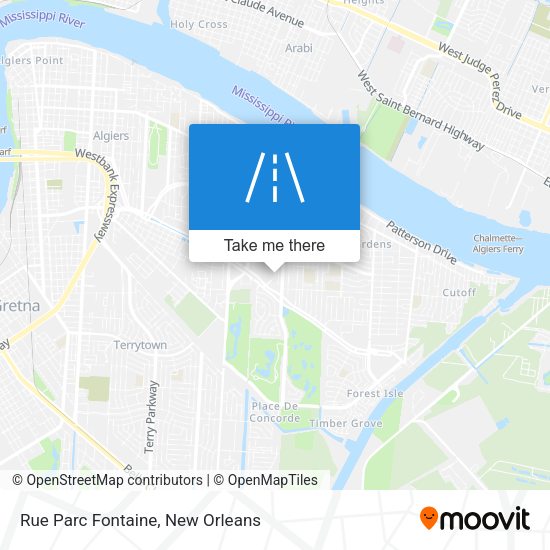 Rue Parc Fontaine map