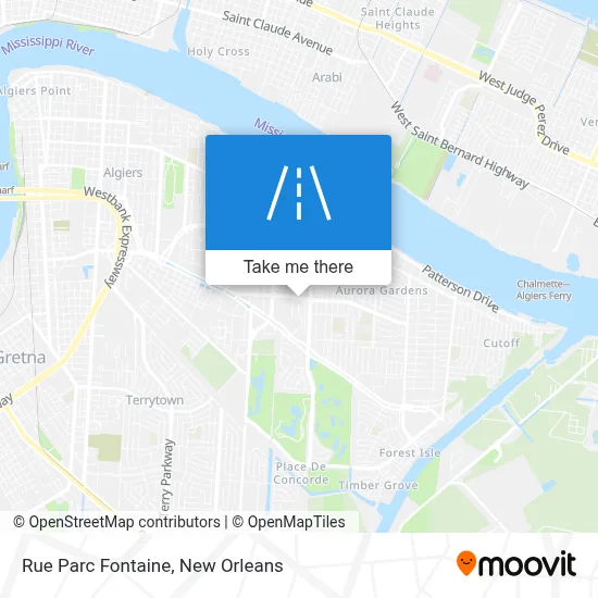 Rue Parc Fontaine map