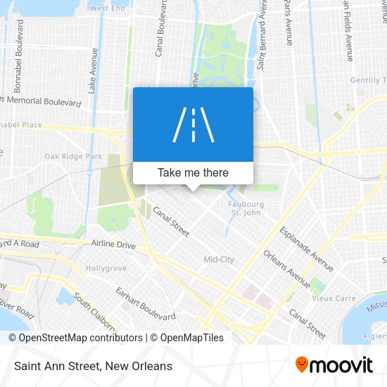 Mapa de Saint Ann Street