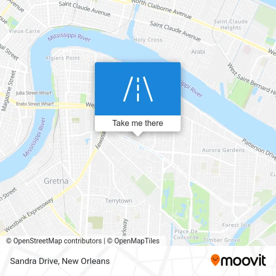 Mapa de Sandra Drive