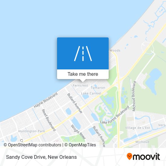 Mapa de Sandy Cove Drive