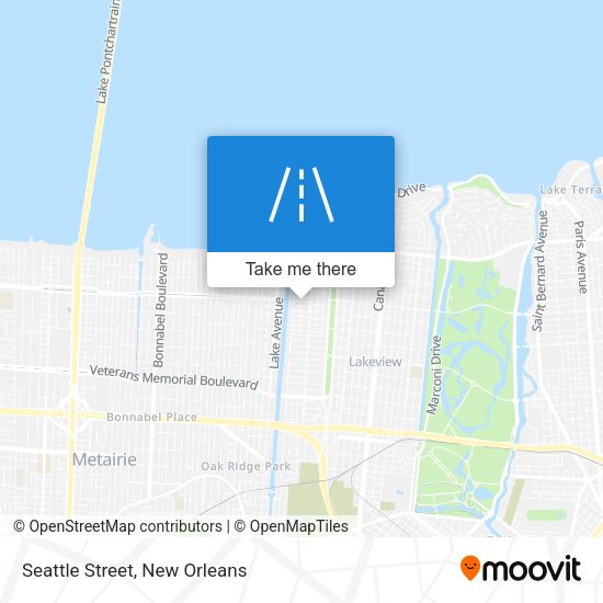 Mapa de Seattle Street