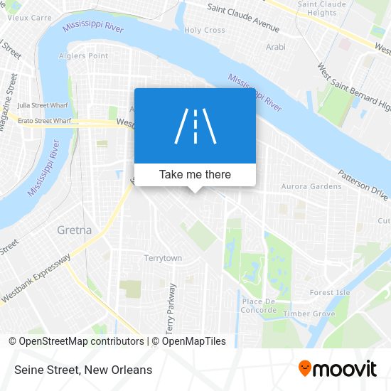 Mapa de Seine Street