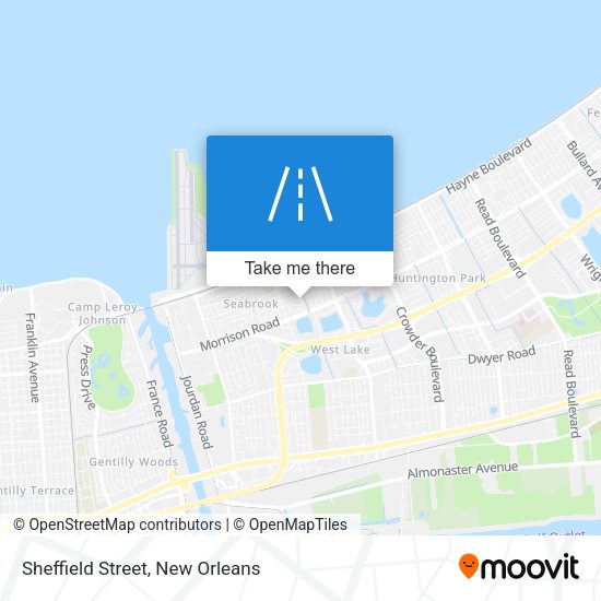 Sheffield Street map