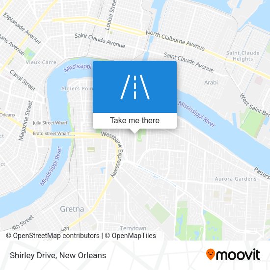 Mapa de Shirley Drive