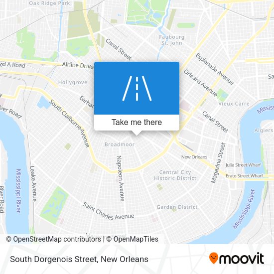 South Dorgenois Street map