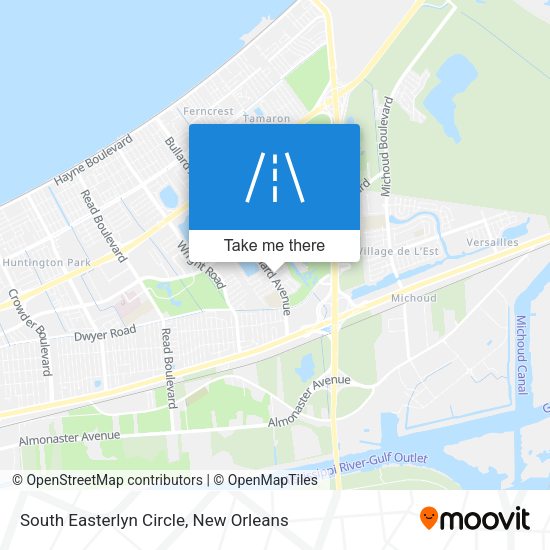 Mapa de South Easterlyn Circle