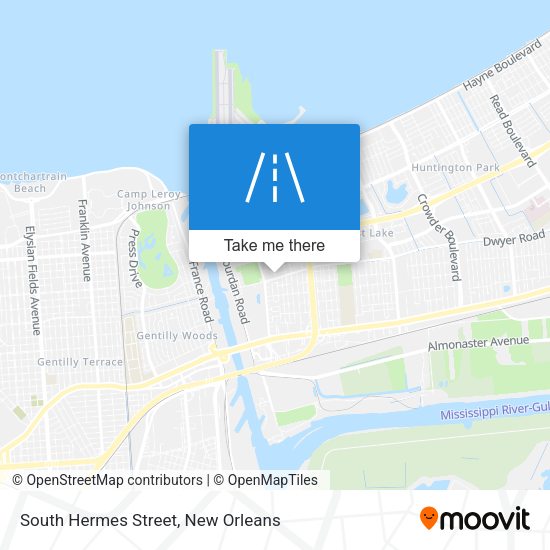 Mapa de South Hermes Street