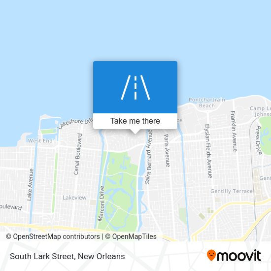 South Lark Street map