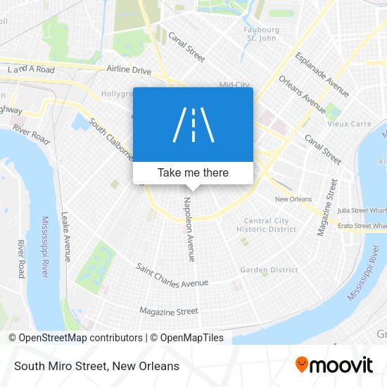 Mapa de South Miro Street