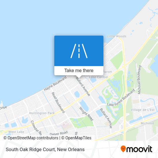 South Oak Ridge Court map