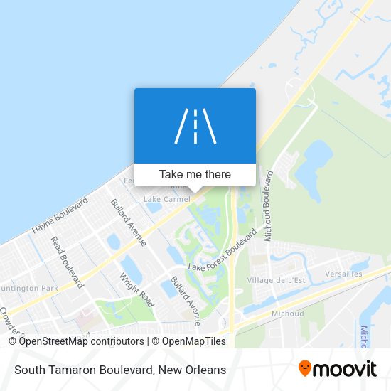 South Tamaron Boulevard map