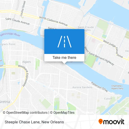 Steeple Chase Lane map