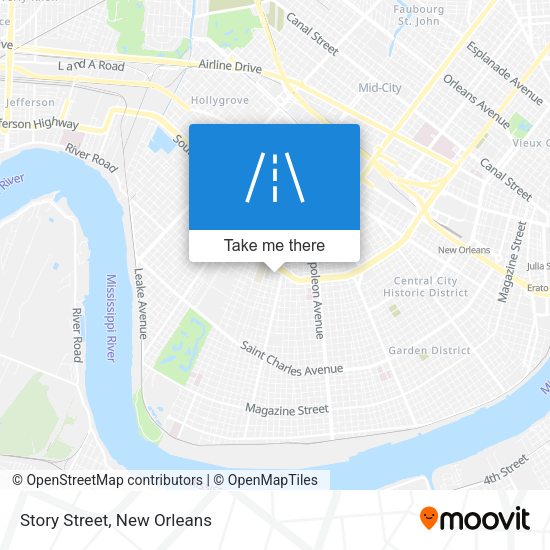 Mapa de Story Street