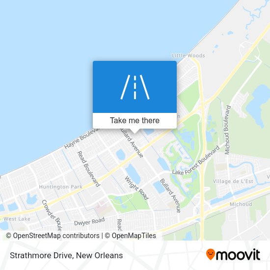 Mapa de Strathmore Drive