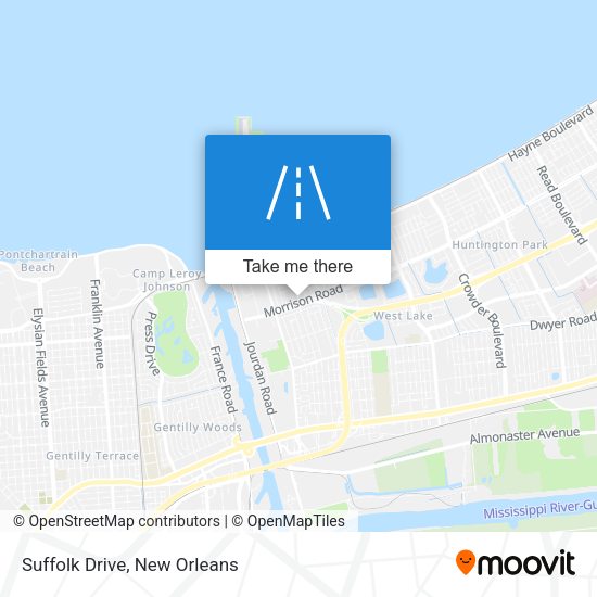 Mapa de Suffolk Drive