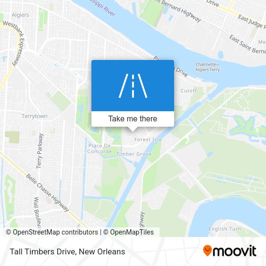 Tall Timbers Drive map