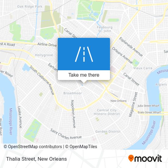 Mapa de Thalia Street