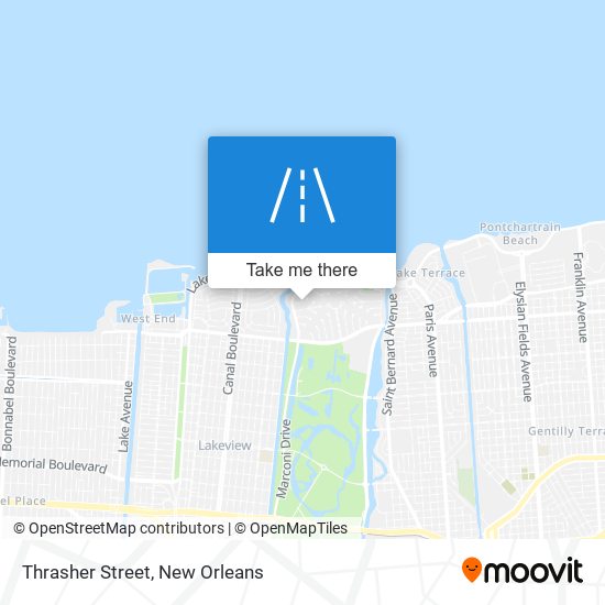 Thrasher Street map