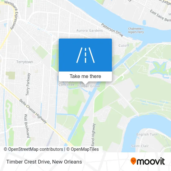 Timber Crest Drive map