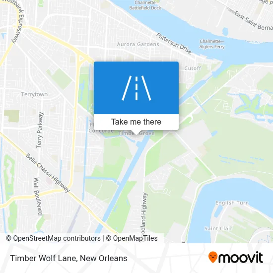 Timber Wolf Lane map