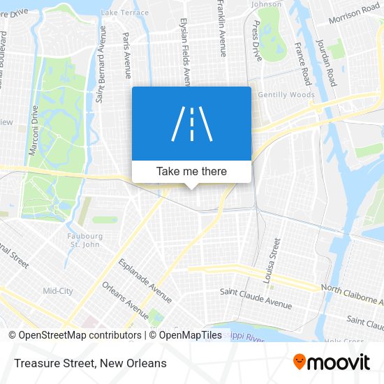Mapa de Treasure Street