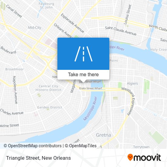 Triangle Street map