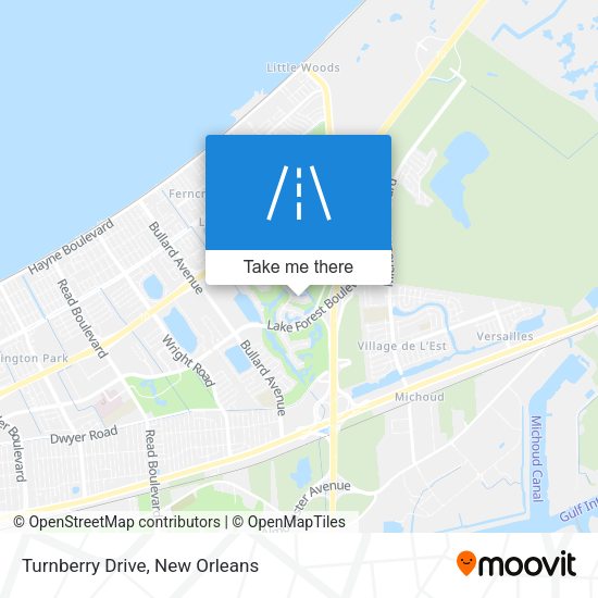 Mapa de Turnberry Drive