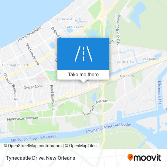Mapa de Tynecastle Drive