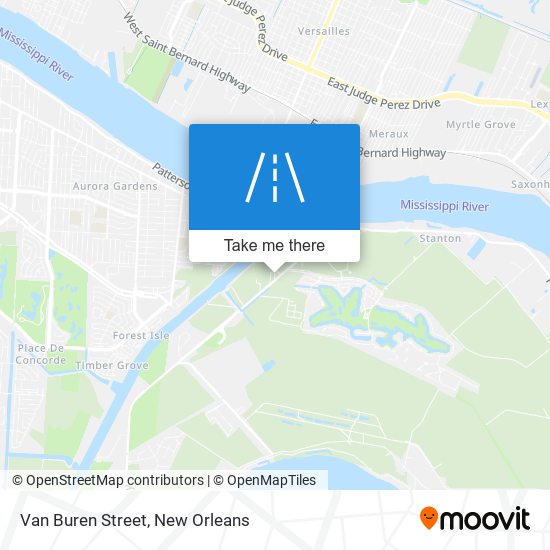 Van Buren Street map