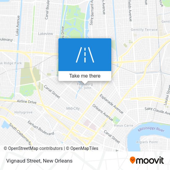Mapa de Vignaud Street