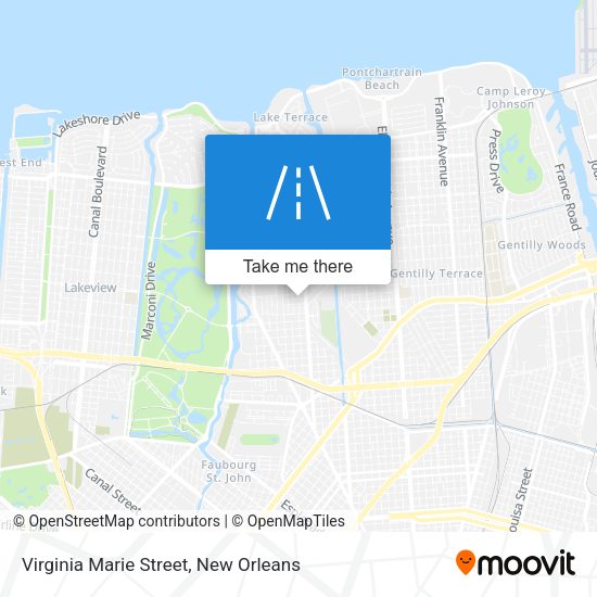 Mapa de Virginia Marie Street